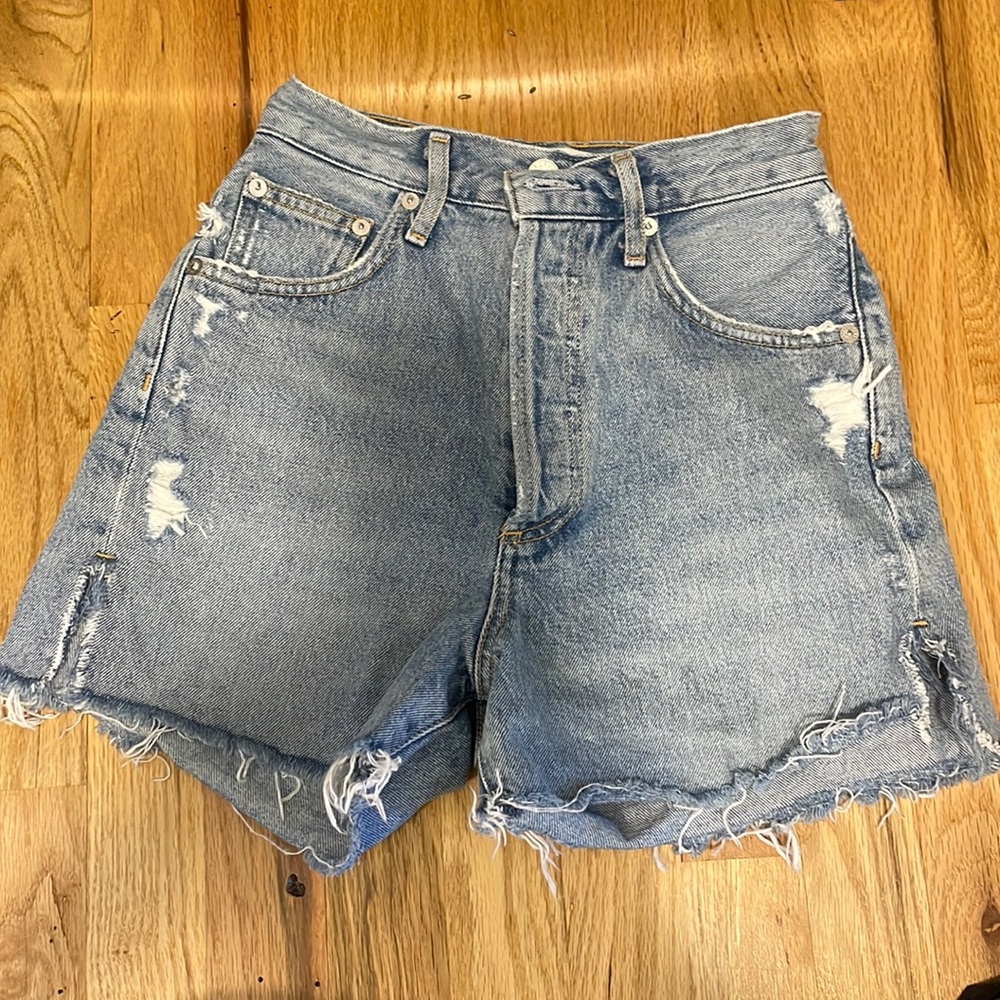 Agolde denim shorts
